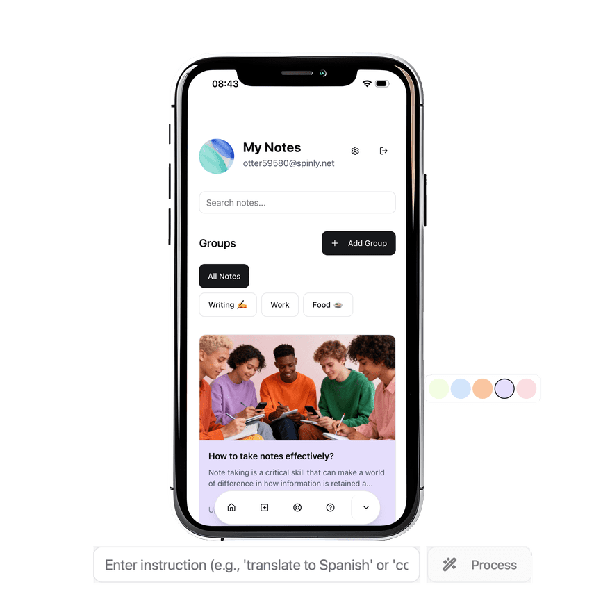 Mind Note App MindNote - AI Notetaking App